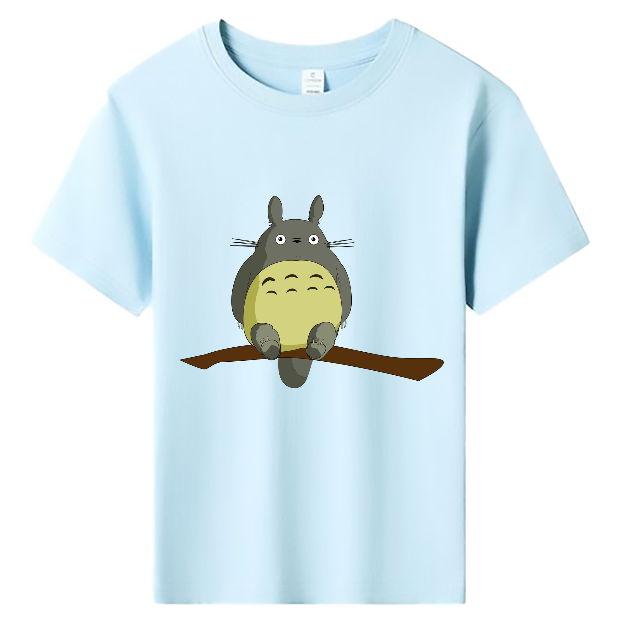 （画像用） となりのトトロ 草壁メイ 草壁サツキ My Neighbor Totoro Satsuki Kusakabe Mei Kusakabe 綿100％キッズTシャツ（フロントプリント）